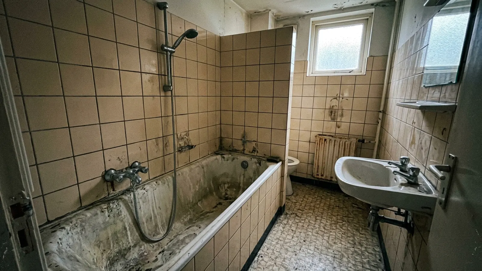 Situatie vóór de werkzaamheden